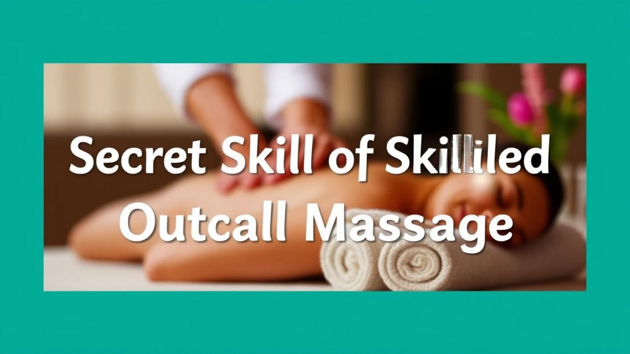 Exploring the Secret Skill of Skilled Outcall Massage